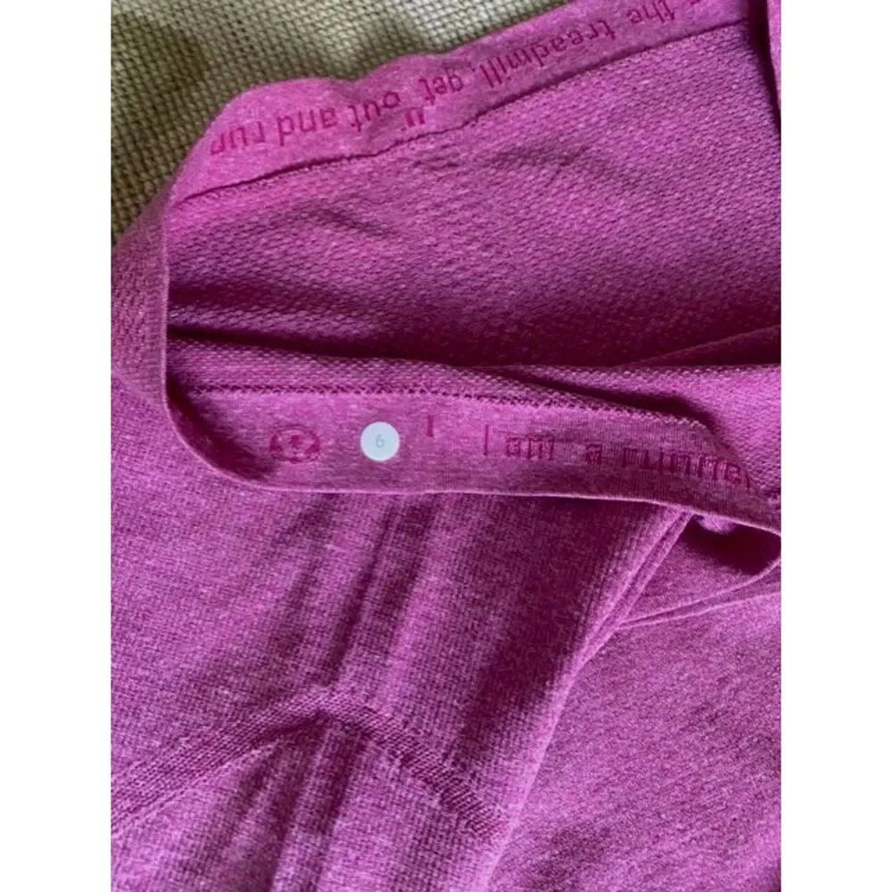 Lululemon Run: Swiftly Tech V Neck Raspberry 6